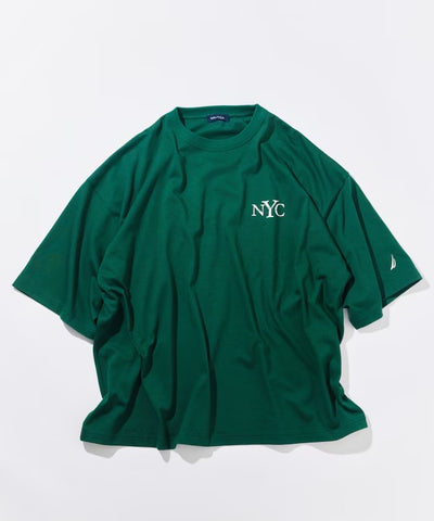 NAUTICA / NYC 印花刺繡圓領T恤