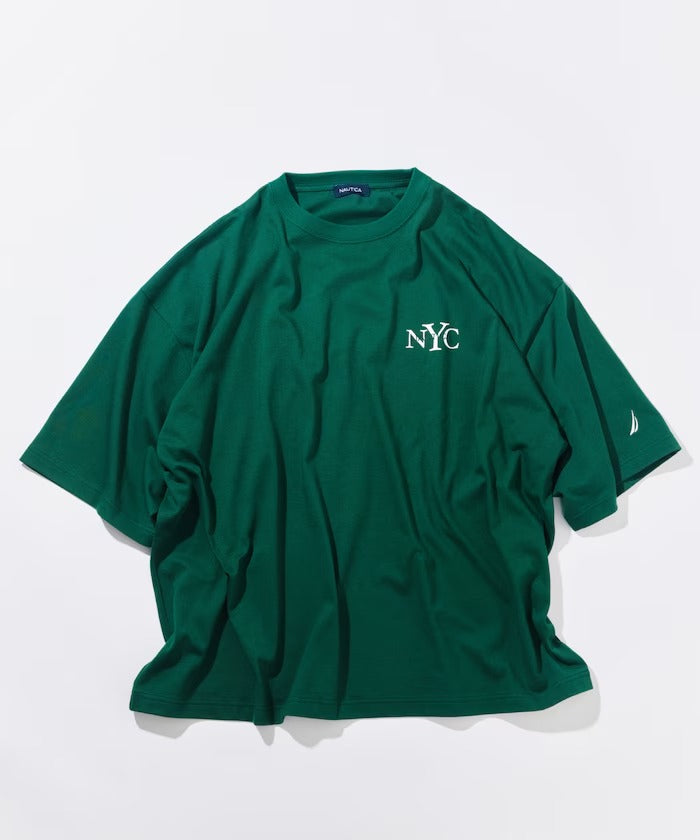 NAUTICA / NYC 印花刺繡圓領T恤