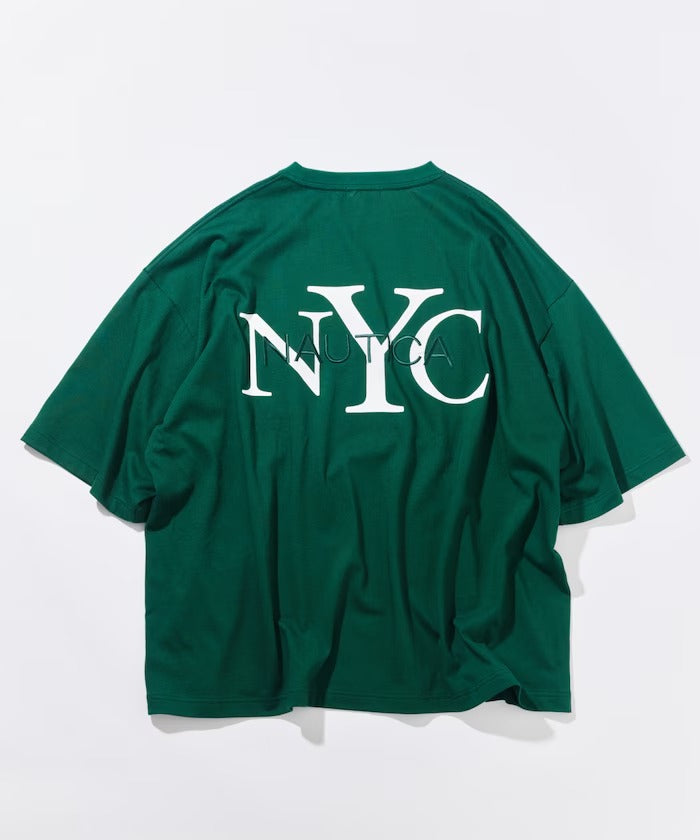 NAUTICA / NYC 印花刺繡圓領T恤