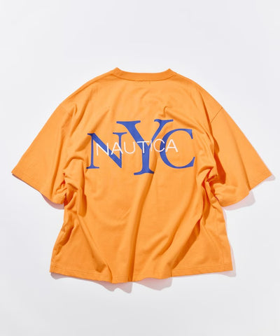 NAUTICA / NYC 印花刺繡圓領T恤