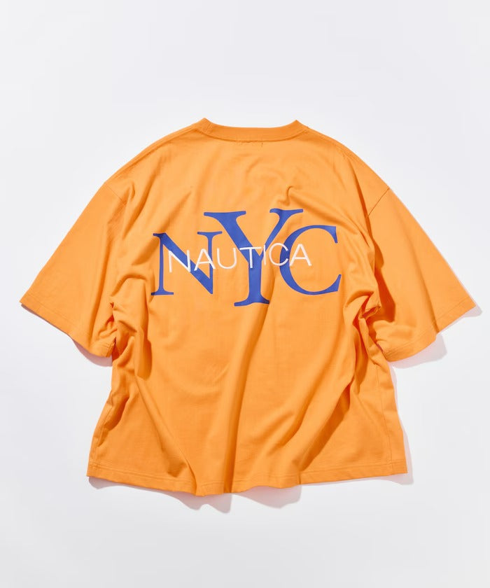 NAUTICA / NYC 印花刺繡圓領T恤