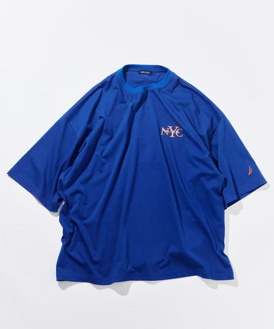 NAUTICA / NYC 印花刺繡圓領T恤