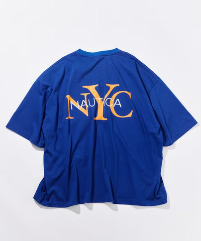 NAUTICA / NYC 印花刺繡圓領T恤