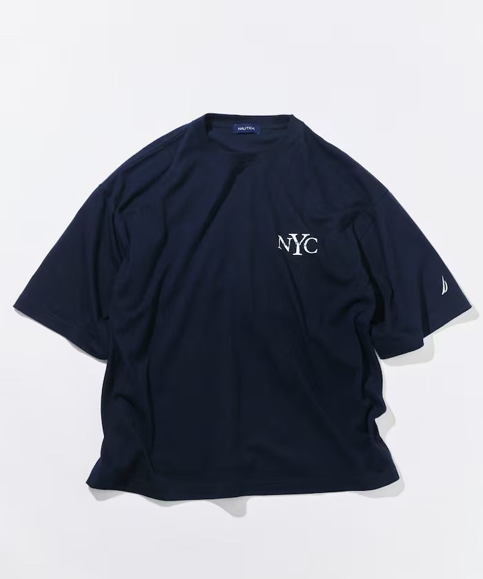 NAUTICA / NYC 印花刺繡圓領T恤