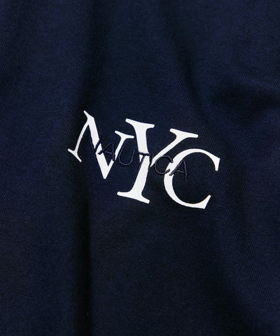 NAUTICA / NYC 印花刺繡圓領T恤