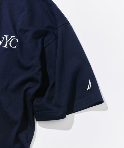 NAUTICA / NYC 印花刺繡圓領T恤