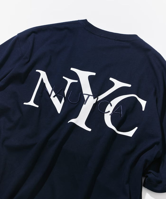 NAUTICA / NYC 印花刺繡圓領T恤