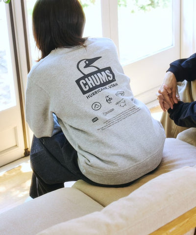 CHUMS × FREAK'S STORE／復古歷史圖騰圓領衫（日本聯名限定）