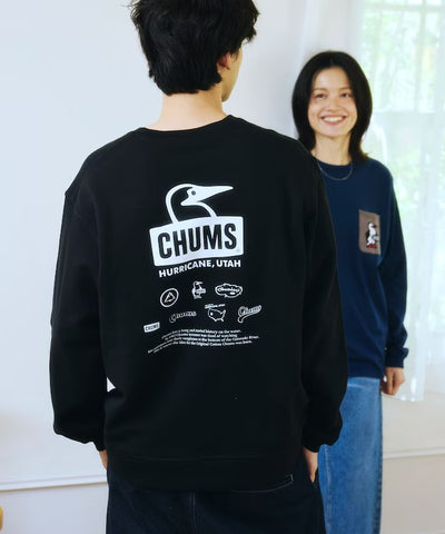CHUMS × FREAK'S STORE／復古歷史圖騰圓領衫（日本聯名限定）