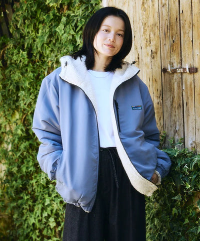 FREAK'S STORE / 雙面穿鋪毛連帽外套（一點式織標）