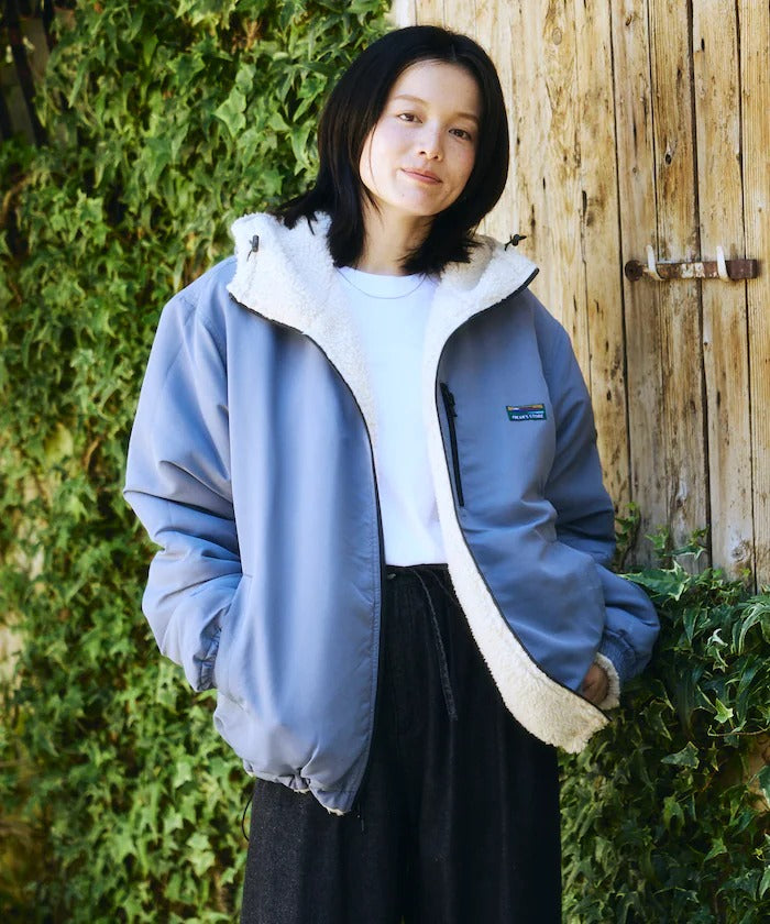 FREAK'S STORE / 雙面穿鋪毛連帽外套（一點式織標）