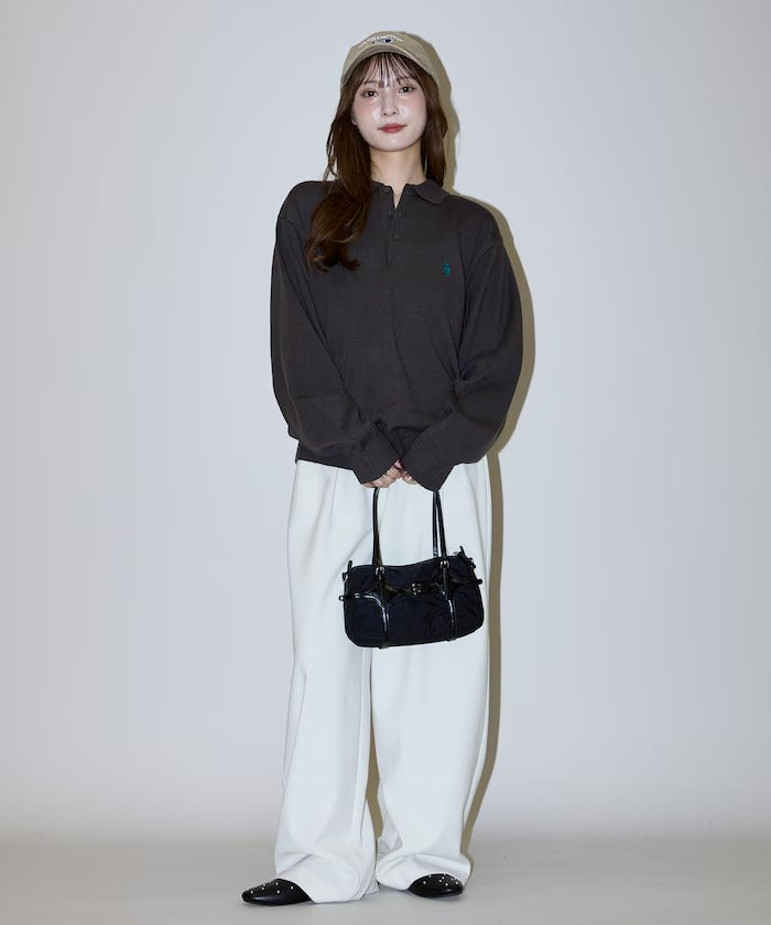 U.S. POLO ASSN. × PUBLUX / 刺繡Polo領針織衫（日本聯名限定）