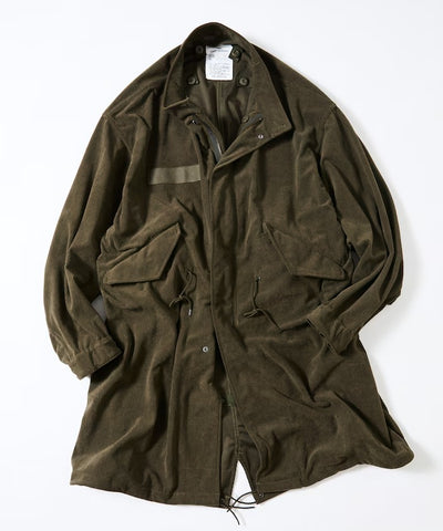 FREAK'S STORE / 燈芯絨 M65軍裝 連帽大衣外套