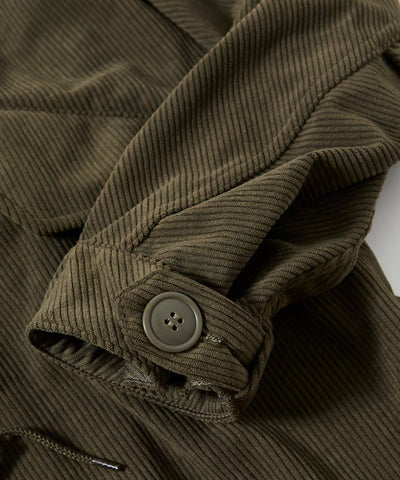 FREAK'S STORE / 燈芯絨 M65軍裝 連帽大衣外套