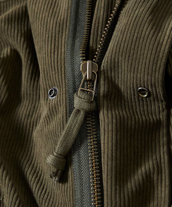FREAK'S STORE / 燈芯絨 M65軍裝 連帽大衣外套