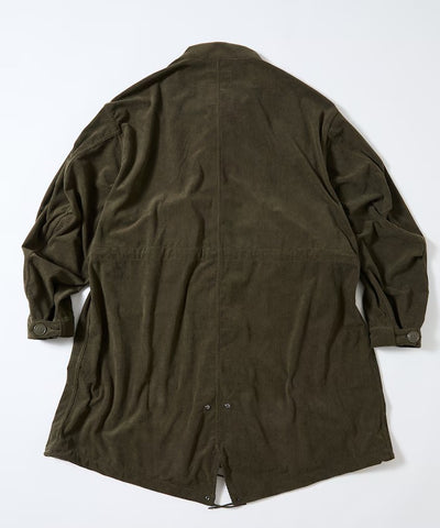 FREAK'S STORE / 燈芯絨 M65軍裝 連帽大衣外套