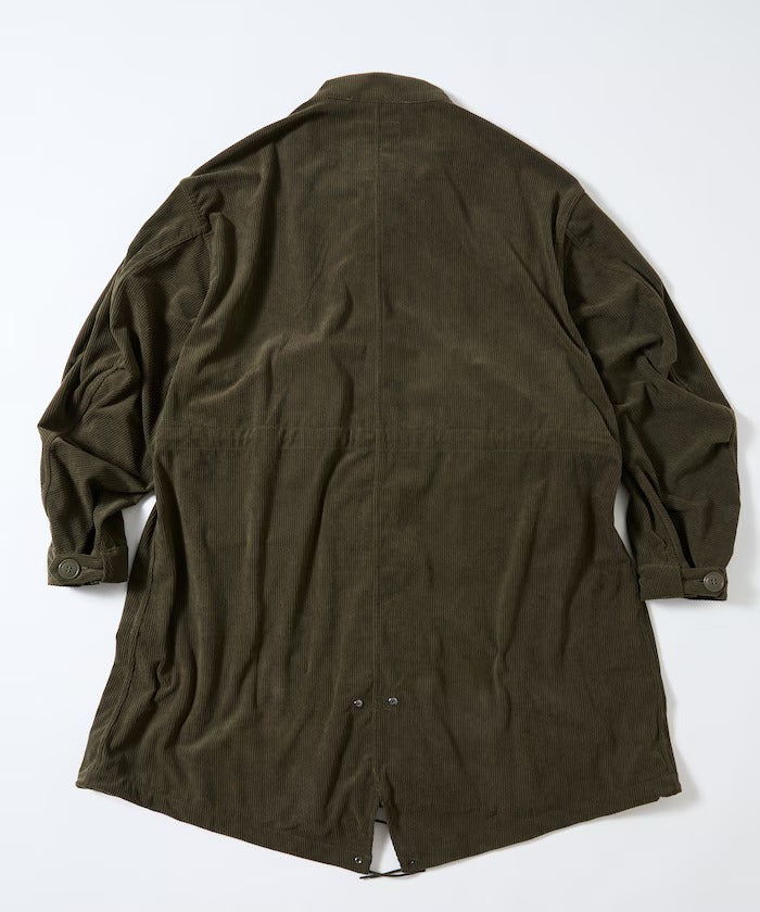 FREAK'S STORE / 燈芯絨 M65軍裝 連帽大衣外套