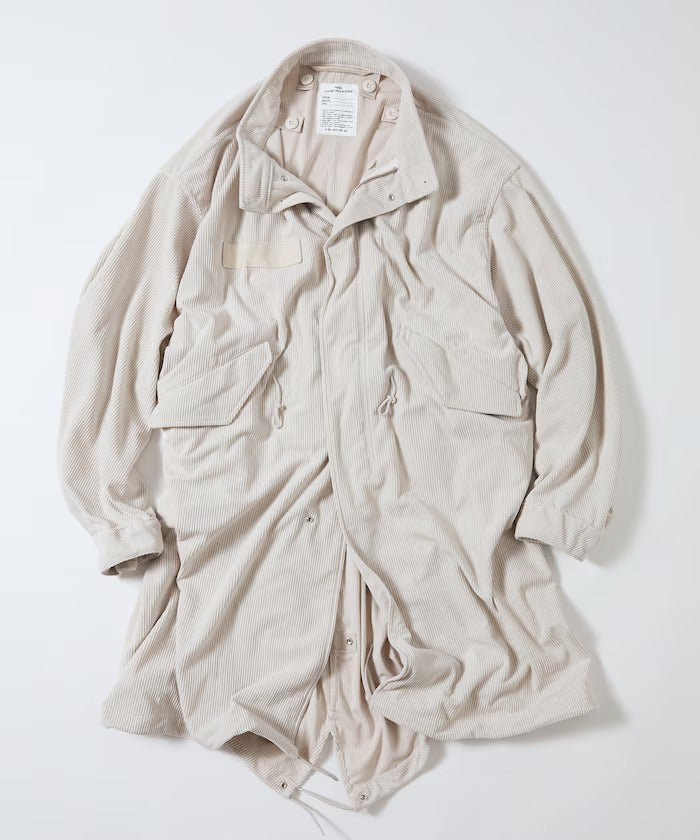 FREAK'S STORE / 燈芯絨 M65軍裝 連帽大衣外套