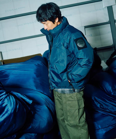 NANGA × FREAK'S STORE／男裝 日本製 立領鋪棉 羽絨外套（日本聯名限定）