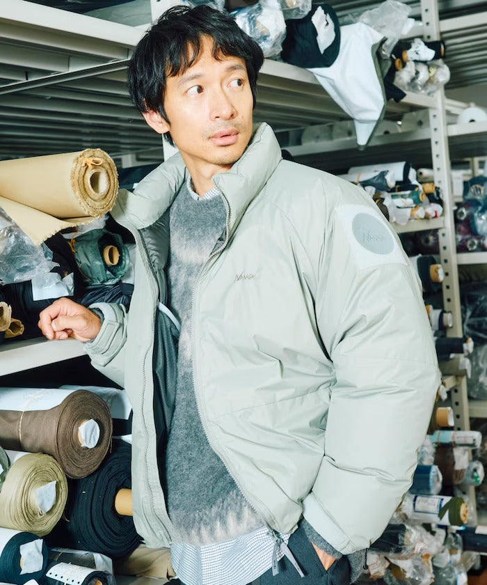 NANGA × FREAK'S STORE／男裝 日本製 立領鋪棉 羽絨外套（日本聯名限定）