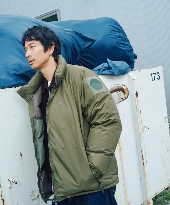 NANGA × FREAK'S STORE／男裝 日本製 立領鋪棉 羽絨外套（日本聯名限定）