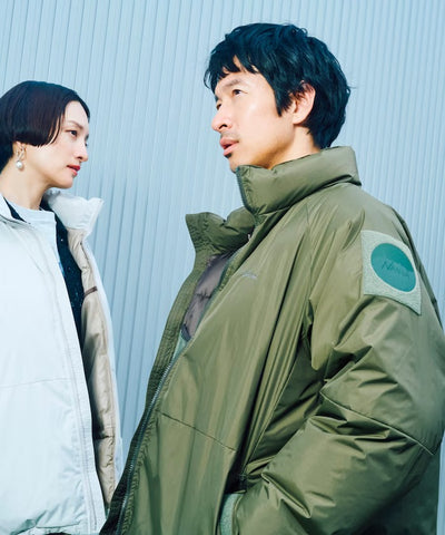 NANGA × FREAK'S STORE／男裝 日本製 立領鋪棉 羽絨外套（日本聯名限定）