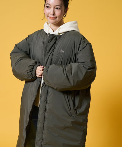 KELTY × FREAK'S STORE／女裝 鋪棉無領長版羽絨外套（日本聯名限定）
