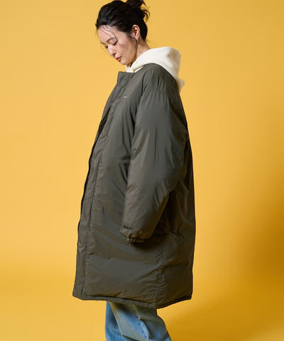 KELTY × FREAK'S STORE／女裝 鋪棉無領長版羽絨外套（日本聯名限定）