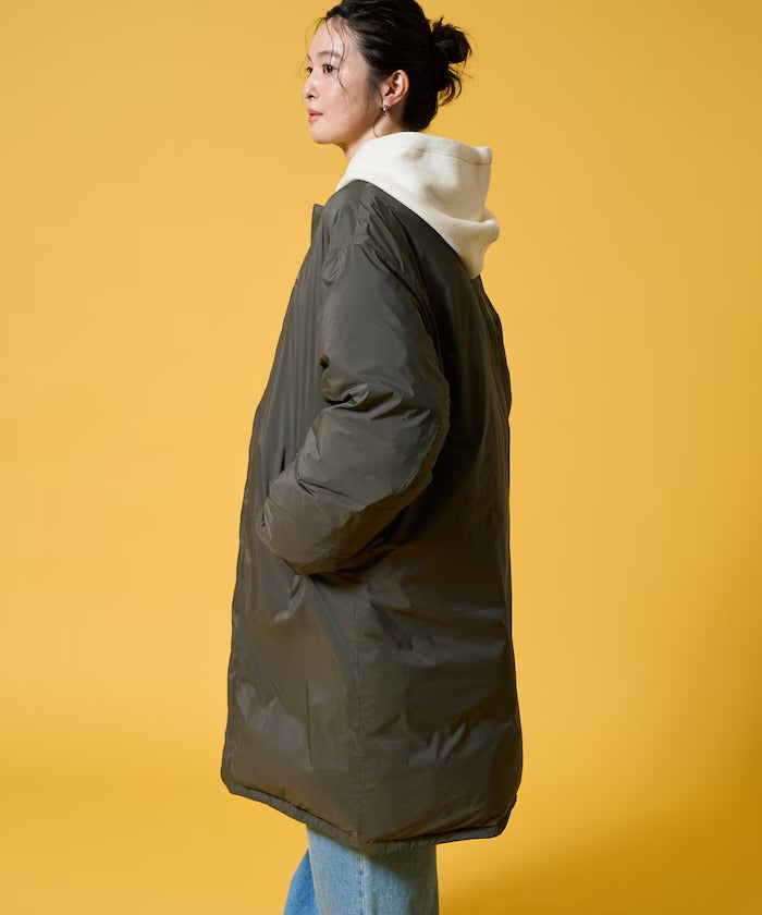 KELTY × FREAK'S STORE／女裝 鋪棉無領長版羽絨外套（日本聯名限定）