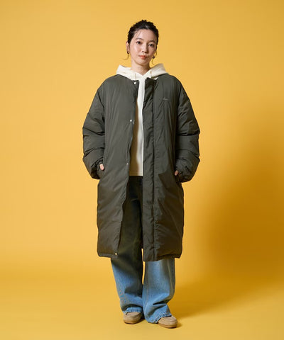 KELTY × FREAK'S STORE／女裝 鋪棉無領長版羽絨外套（日本聯名限定）