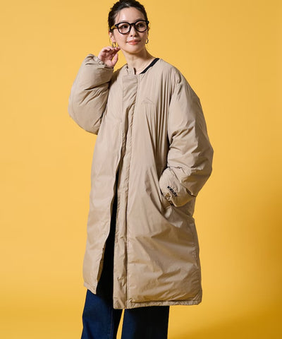 KELTY × FREAK'S STORE／女裝 鋪棉無領長版羽絨外套（日本聯名限定）
