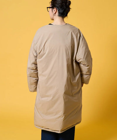 KELTY × FREAK'S STORE／女裝 鋪棉無領長版羽絨外套（日本聯名限定）