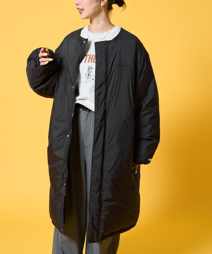 KELTY × FREAK'S STORE／女裝 鋪棉無領長版羽絨外套（日本聯名限定）