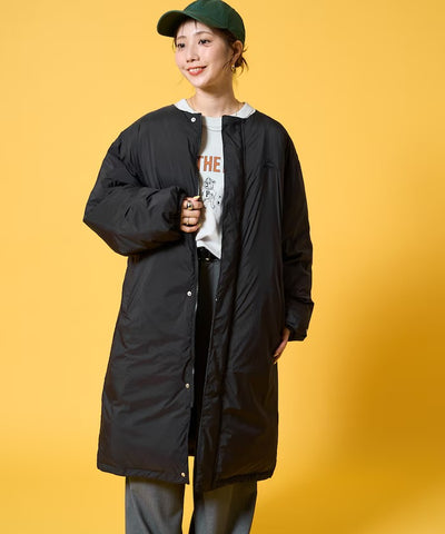 KELTY × FREAK'S STORE／女裝 鋪棉無領長版羽絨外套（日本聯名限定）