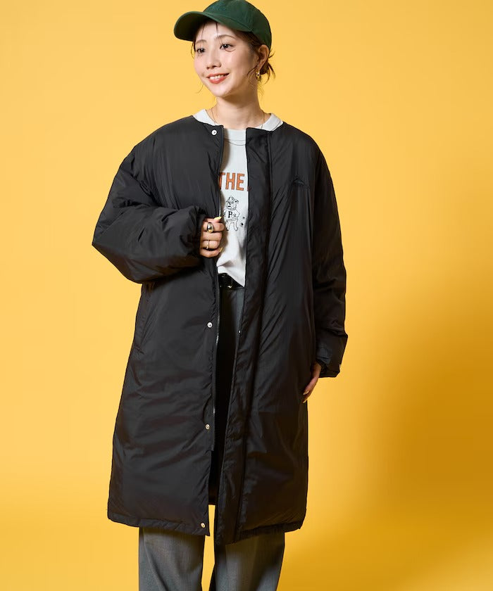 KELTY × FREAK'S STORE／女裝 鋪棉無領長版羽絨外套（日本聯名限定）