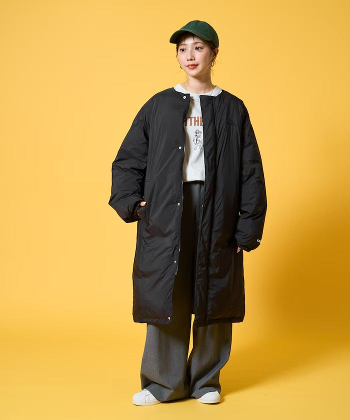 KELTY × FREAK'S STORE／女裝 鋪棉無領長版羽絨外套（日本聯名限定）