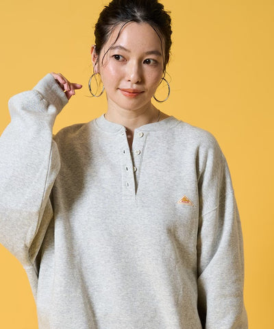 KELTY × FREAK'S STORE／女裝 亨利領 刷毛長袖T恤（日本聯名限定）