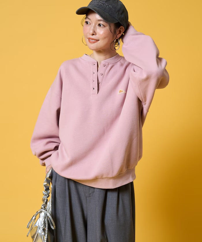 KELTY × FREAK'S STORE／女裝 亨利領 刷毛長袖T恤（日本聯名限定）