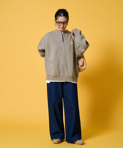 KELTY × FREAK'S STORE／女裝 亨利領 刷毛長袖T恤（日本聯名限定）