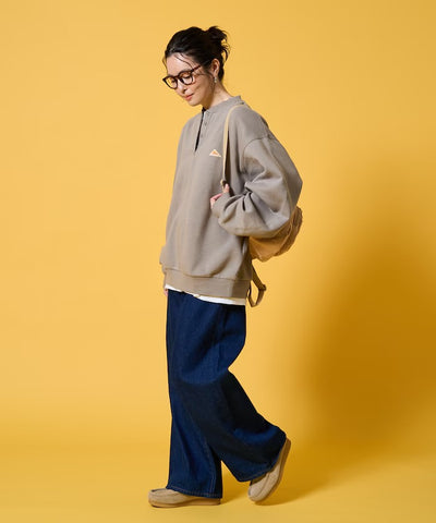 KELTY × FREAK'S STORE／女裝 亨利領 刷毛長袖T恤（日本聯名限定）