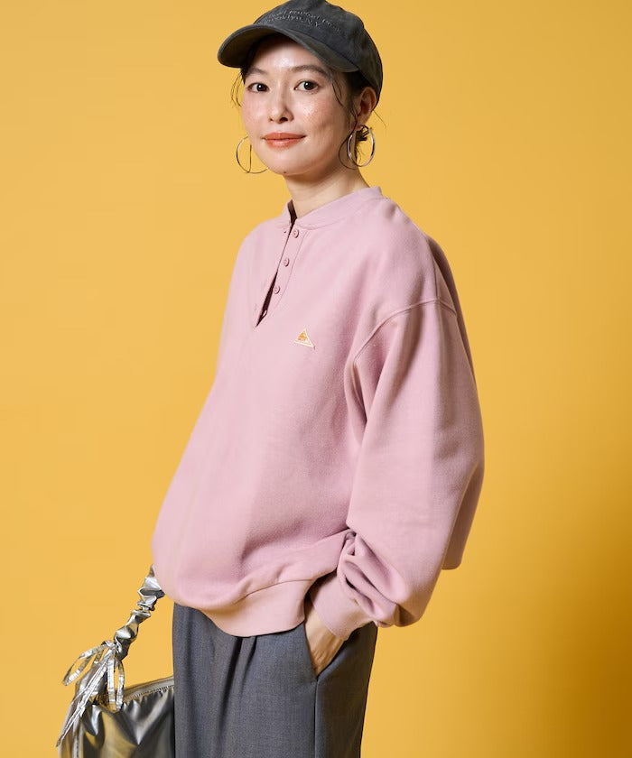 KELTY × FREAK'S STORE／女裝 亨利領 刷毛長袖T恤（日本聯名限定）
