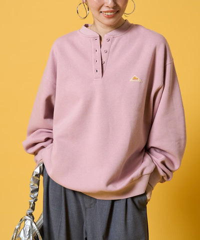 KELTY × FREAK'S STORE／女裝 亨利領 刷毛長袖T恤（日本聯名限定）
