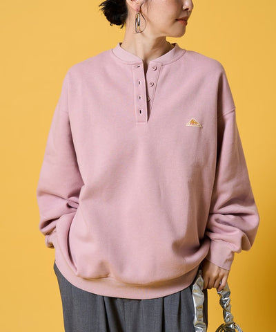 KELTY × FREAK'S STORE／女裝 亨利領 刷毛長袖T恤（日本聯名限定）