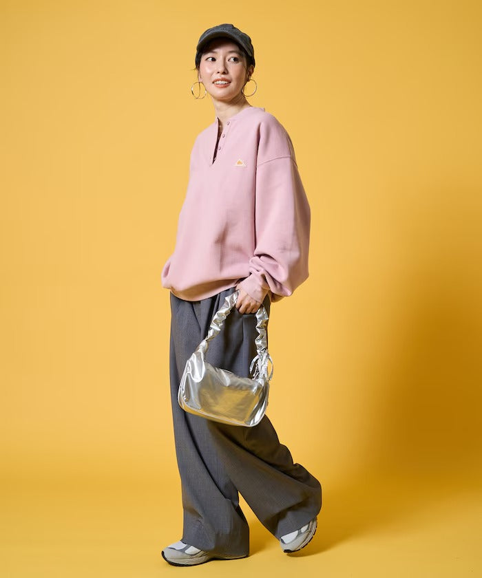KELTY × FREAK'S STORE／女裝 亨利領 刷毛長袖T恤（日本聯名限定）