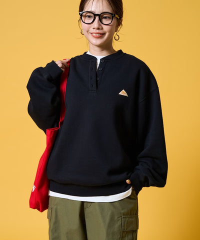 KELTY × FREAK'S STORE／女裝 亨利領 刷毛長袖T恤（日本聯名限定）