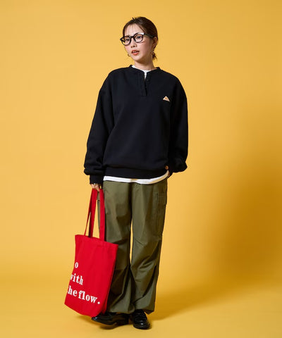KELTY × FREAK'S STORE／女裝 亨利領 刷毛長袖T恤（日本聯名限定）