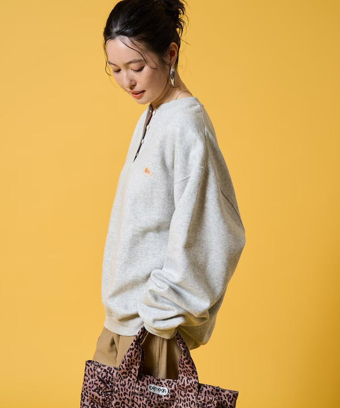 KELTY × FREAK'S STORE／女裝 亨利領 刷毛長袖T恤（日本聯名限定）
