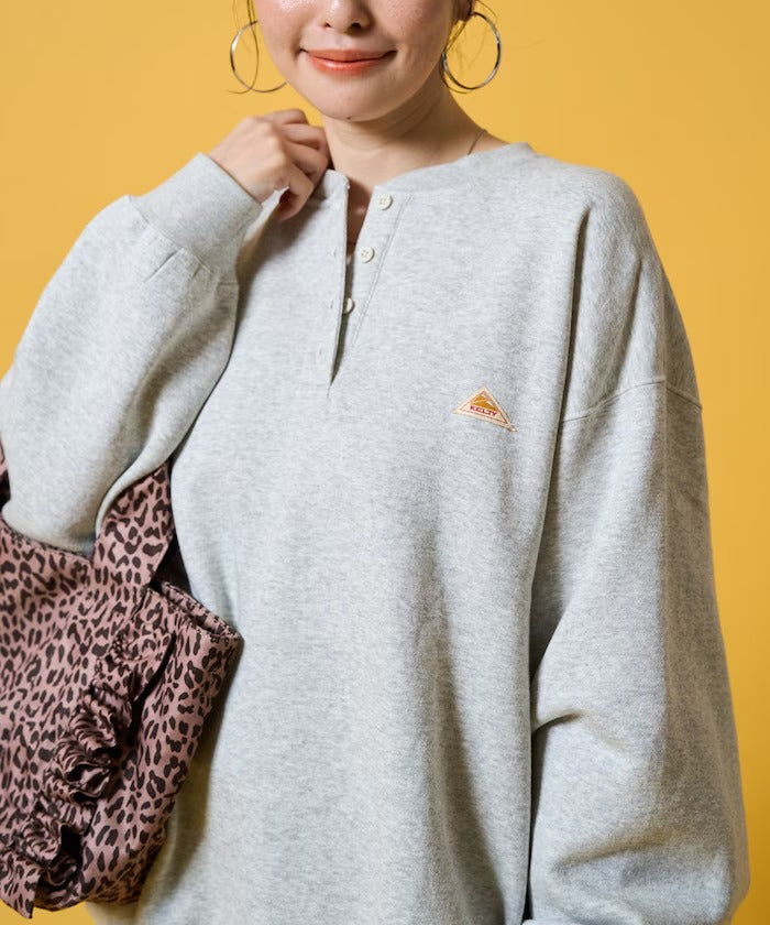 KELTY × FREAK'S STORE／女裝 亨利領 刷毛長袖T恤（日本聯名限定）