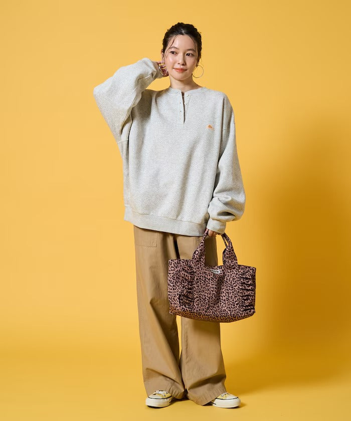 KELTY × FREAK'S STORE／女裝 亨利領 刷毛長袖T恤（日本聯名限定）