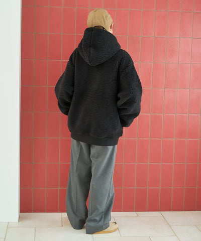 KELTY × FREAK'S STORE / 女裝 刷毛絨 連帽中長大衣外套（日本聯名限定）